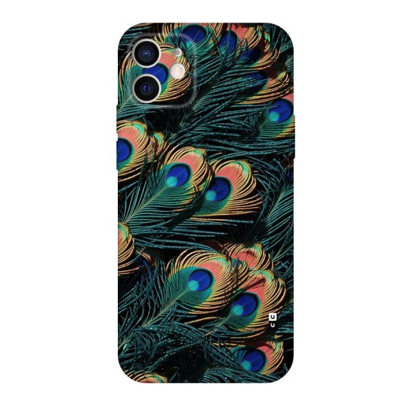 Peacock Feather Art Back Case for iPhone 12 Pro